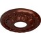 Ekena Millwork Leaf Ceiling Medallion (Fits Canopies up to 4 3/4"), 11 3/8"OD x 3 5/8"ID x 1 1/8"P, Antique Copper CM11LFACS - alternate 5